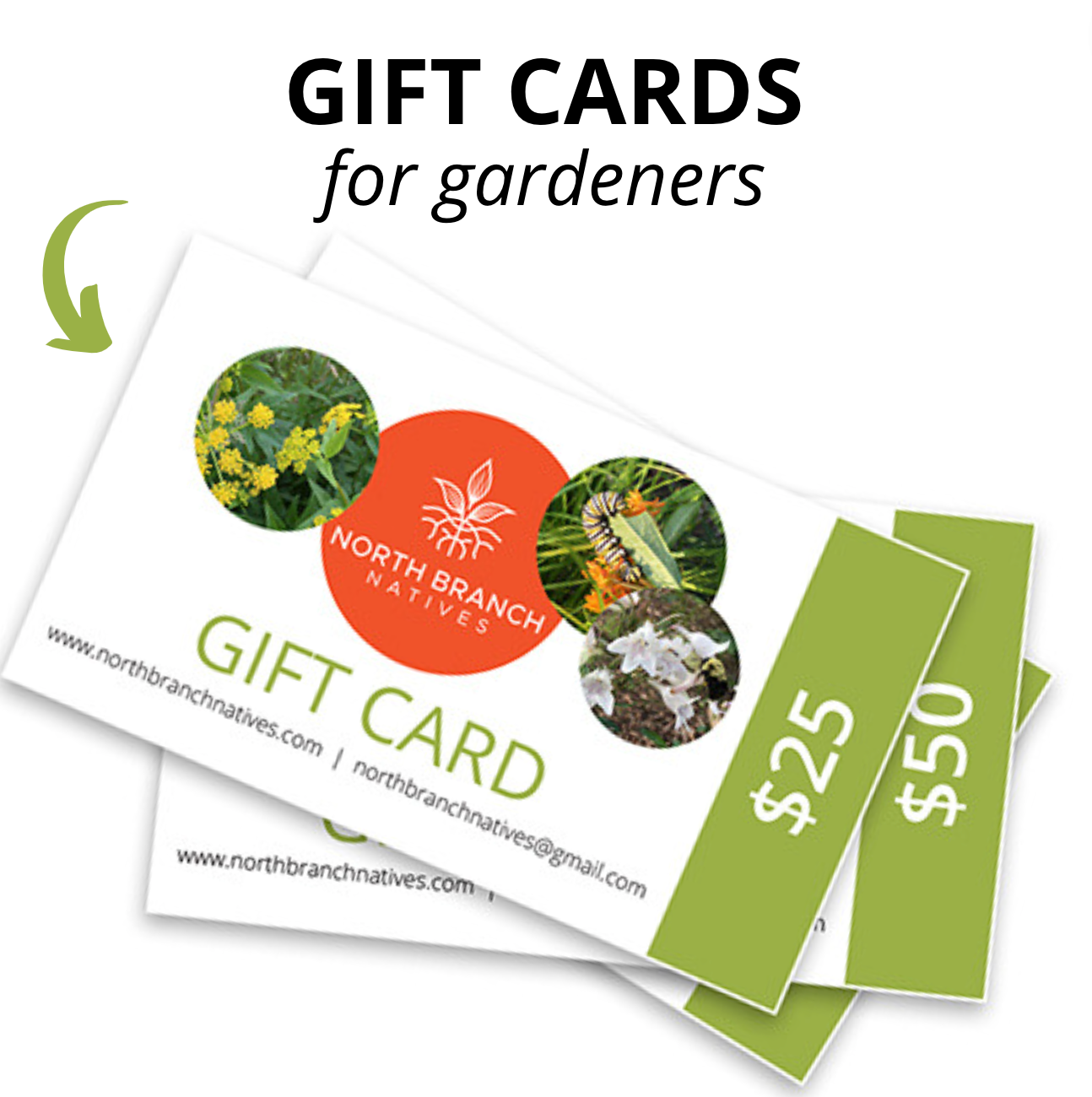 Native Gardening Gift Card North Branch Natives